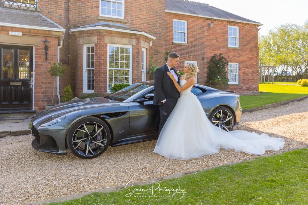 Swancar Farm Country House with married couple inferno to Aston Martin DBS car, Nottingham