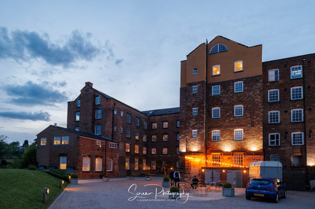 west mill at blue hour derby