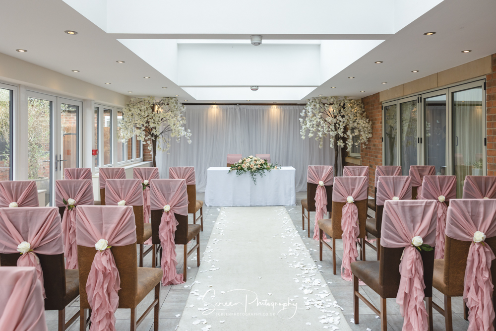 The white hart inn moorwood moor Alfreton wedding venue photography ceremony room