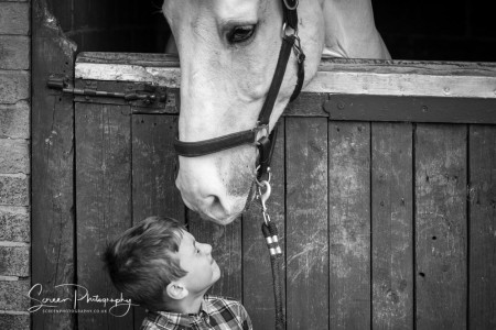 East Midlands Derby Nottingham Loughborough Fine art equine horse equestrian professional photograph horse over stable door with owner