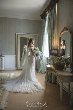 norwood park wedding photography bride in honeymoon suite portrait