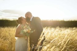 nottingham wedding photographer bride groom at sunset