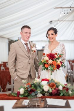 Spring lakes wedding events nottingham bride groom indoor portrait