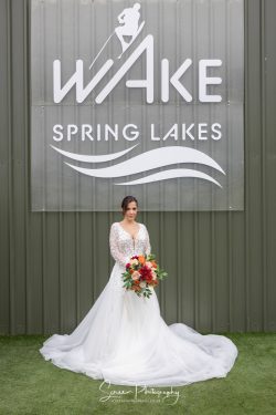 Spring lakes wedding events nottingham bride portrait