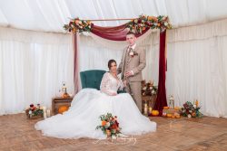 Spring lakes wedding events nottingham bride groom indoor portrait