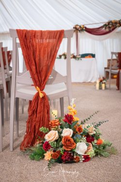 Spring lakes wedding events nottingham ceremony decor