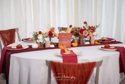 Spring lakes wedding events nottingham set table decor