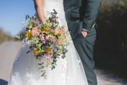 stretton manor barn wedding photography bride groom flower details