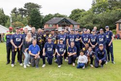 commercial photography nottingham business corporate team photograph of cricket players and family members lashings
