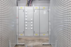 commercial photography nottingham electrical sub station cabinets and wareshouse racking